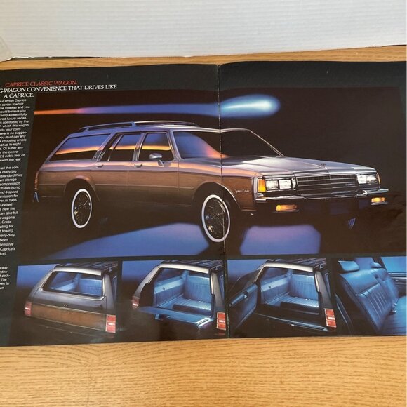 Vintage 1985 Chevrolet Caprice Classic Impala Sales Brochure Chevy Car Catalog - Picture 5 of 6